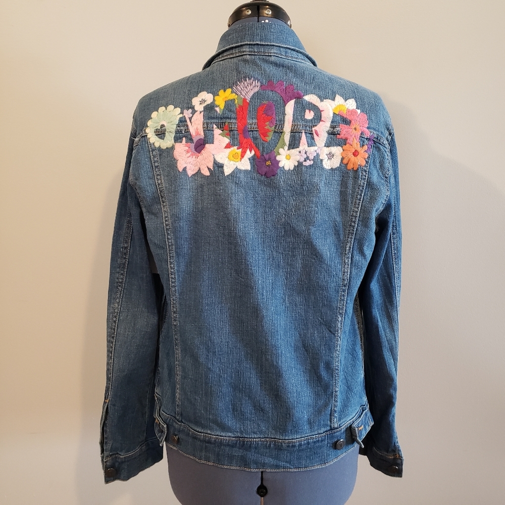 Anthropologie Amore Denim Jean Jacket